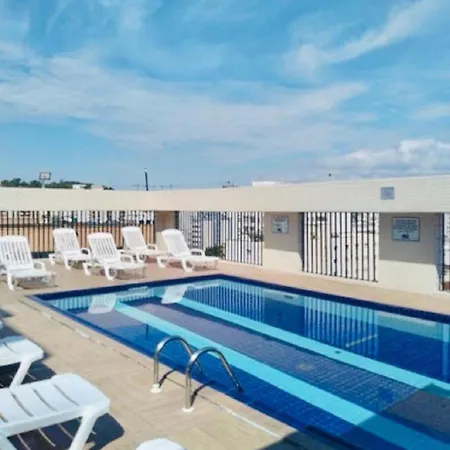 Flat 605B Com Piscina Na Cobertura Apartment Sao Vicente  Exterior photo